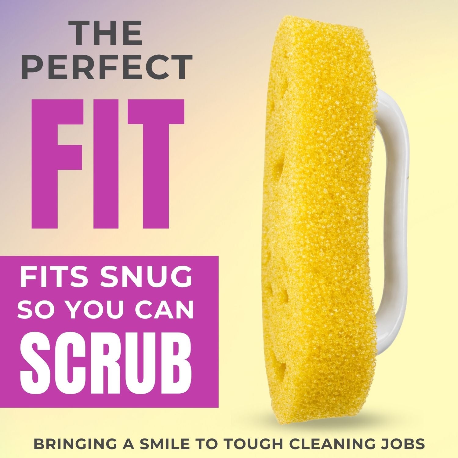(2) Smilyeez Double Size Scrub Moji Sponges With (1) Scrub Moji Dual Handle Combo