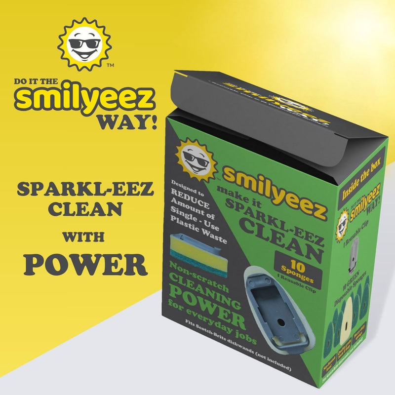  Smilyeez Replacement for Scotch Brite Brush, 4-Pack