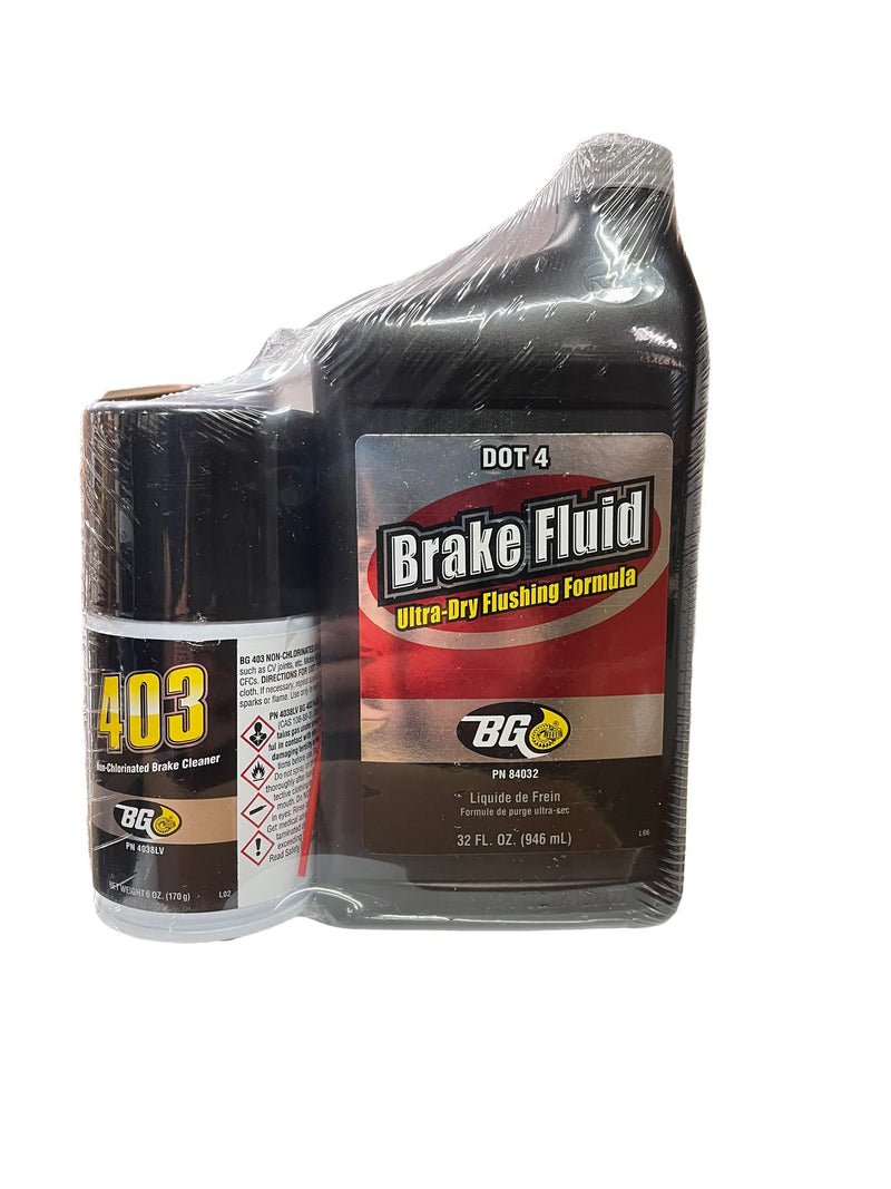 BG Brake Fluid Brake Cleaner Kit PN K8830CC – Smilyeez