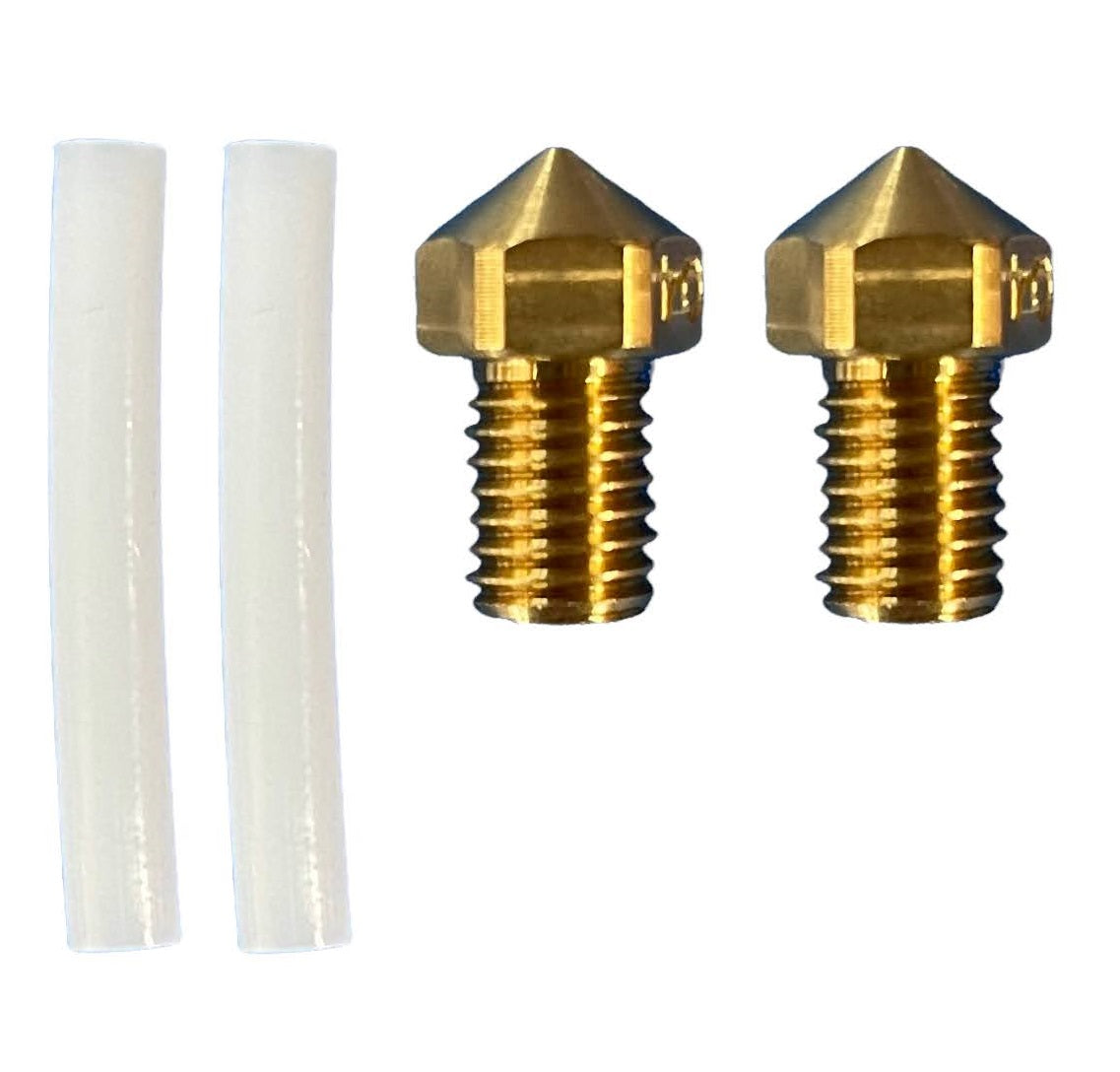 Flashforge Creator Pro 2 Nozzles and Tubes Set 2 Nozzles and 2 Tubes