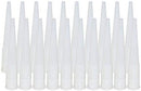 Replacement Screw on Caulk Tube Nozzles 4.25" Natural Color 20-Pack
